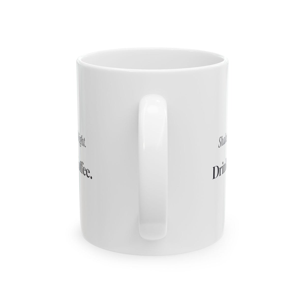 Funny Bartender Mug Shakes Cocktails All Night Drinks Plain Coffee