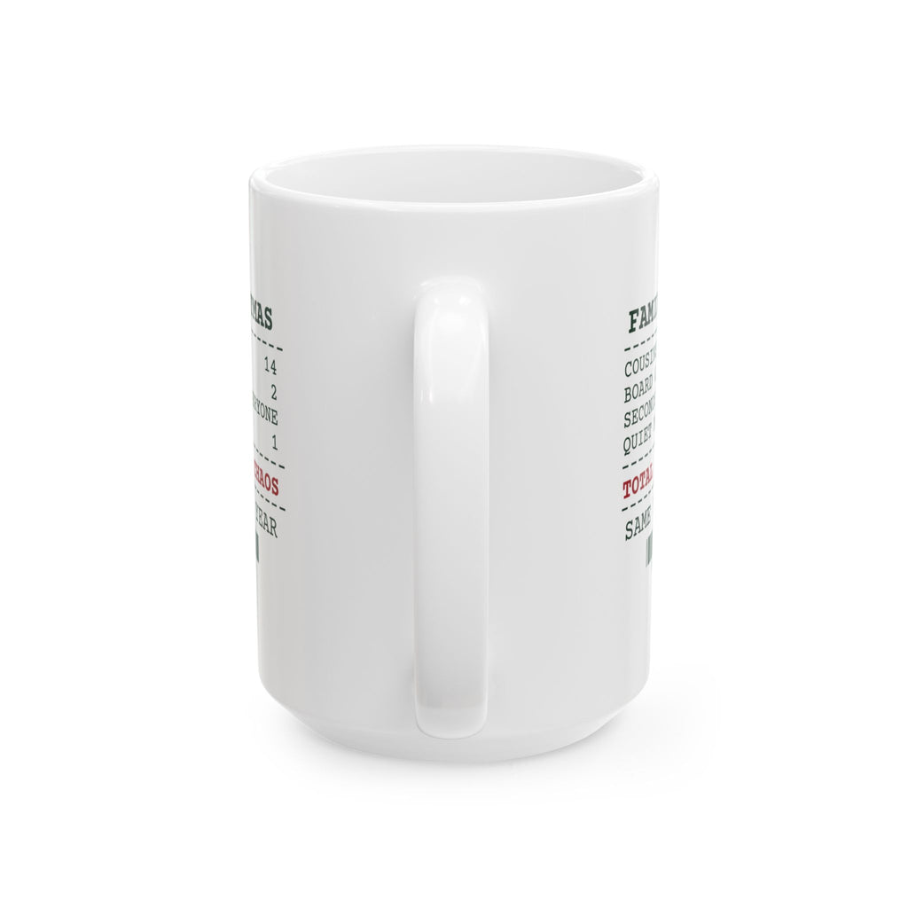 Funny Family Christmas Coffee Mug Family Christmas Receipt