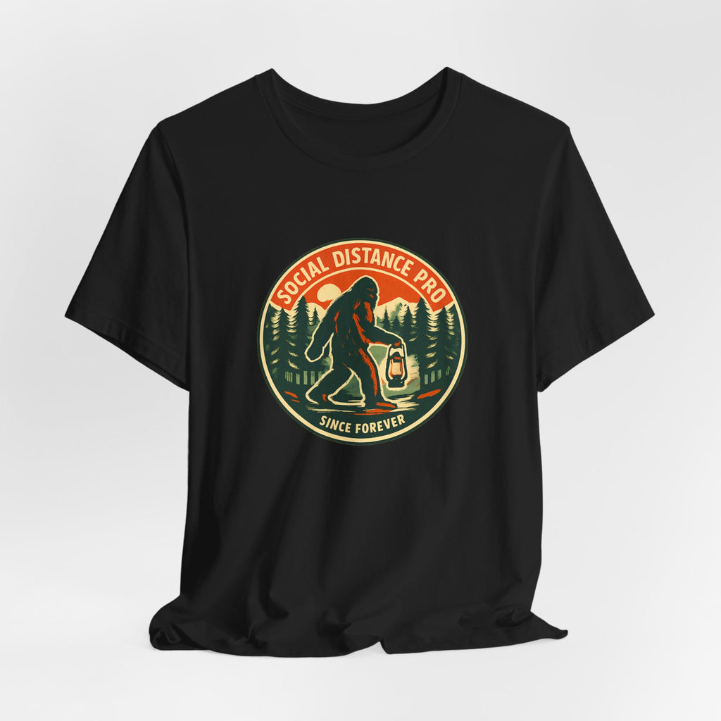 Social Distance Pro Since Forever Funny Vintage Bigfoot Shirt