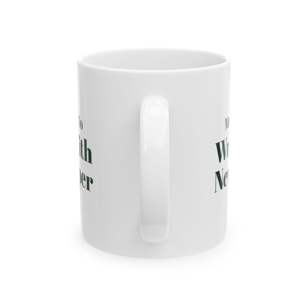 Funny Christmas Family Coffee Mug Most Likely To Wrap With Newspaper