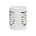 Funny Baker Coffee Mug Baguettes Scored 48 Bakery Receipt For Bakers