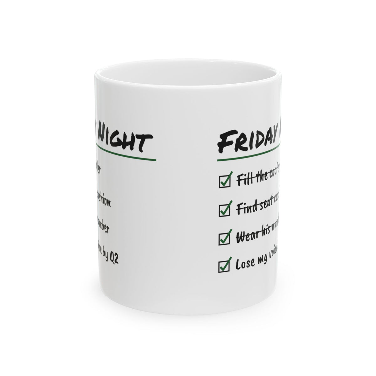 Funny Football Dad Coffee Mug Wear His Number Lose My Voice By Q2
