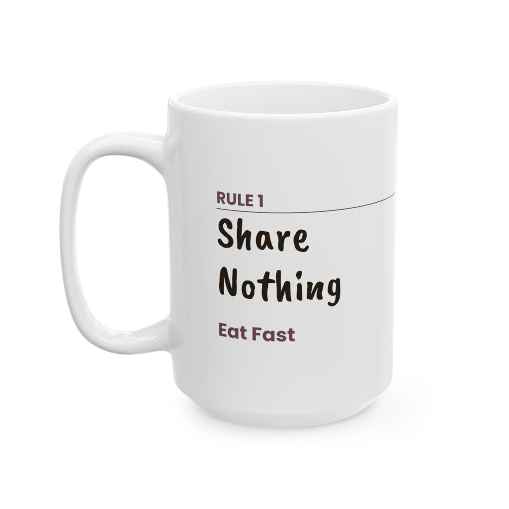 Funny Easter Basket Rules Coffee Mug For Candy Stealing Parents
