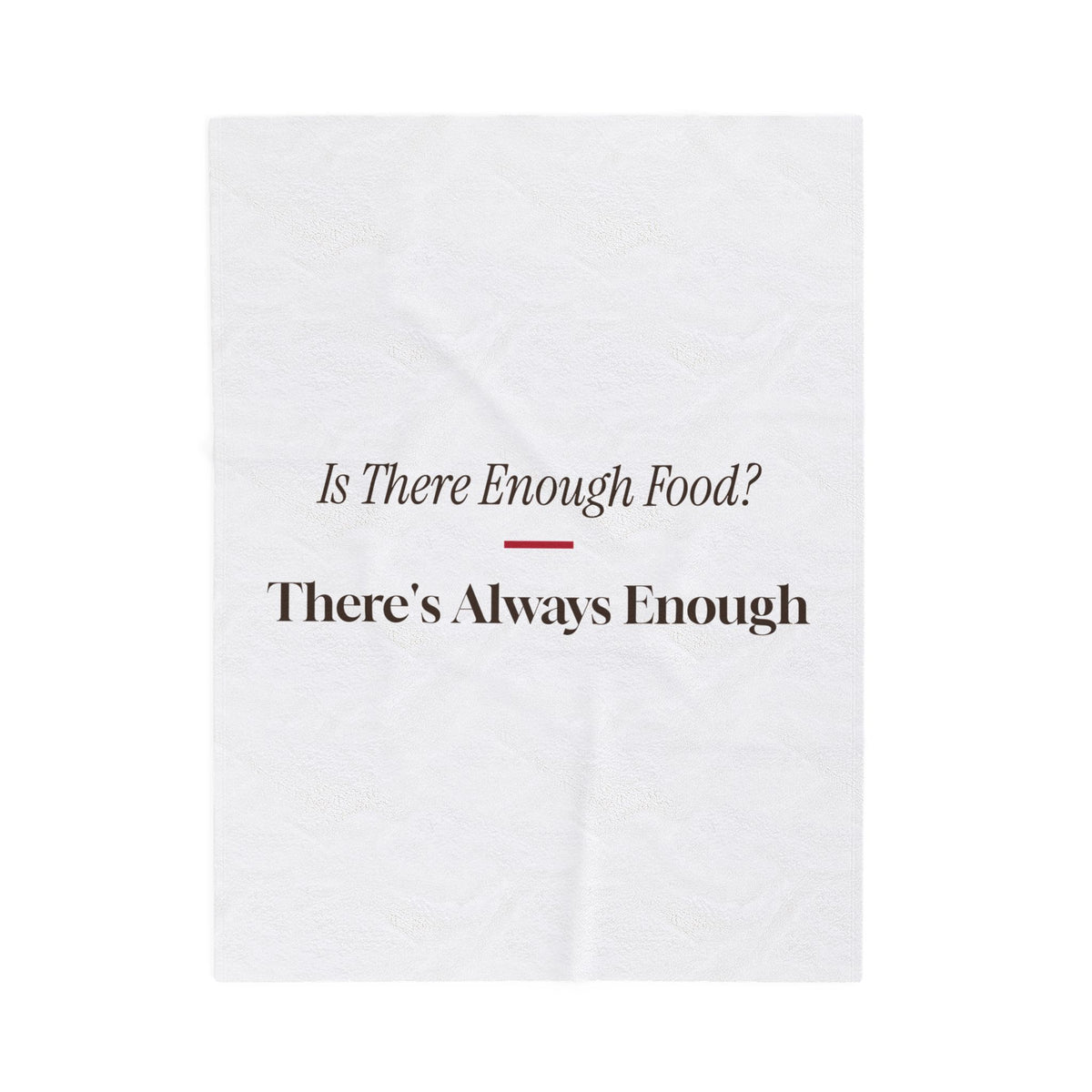 Funny Christmas Host Throw Blanket Is There Enough Food There's Always