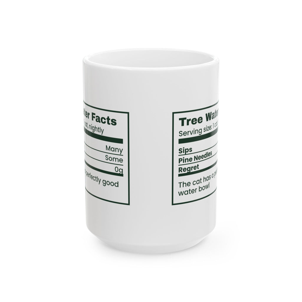 Funny Christmas Cat Coffee Mug Tree Water Facts For Cat Owners