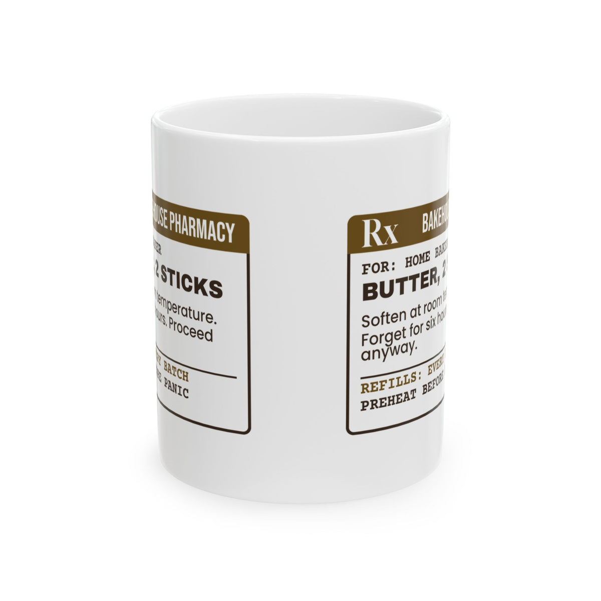 Funny Baking Mug Butter Two Sticks Baking Prescription For Bakers