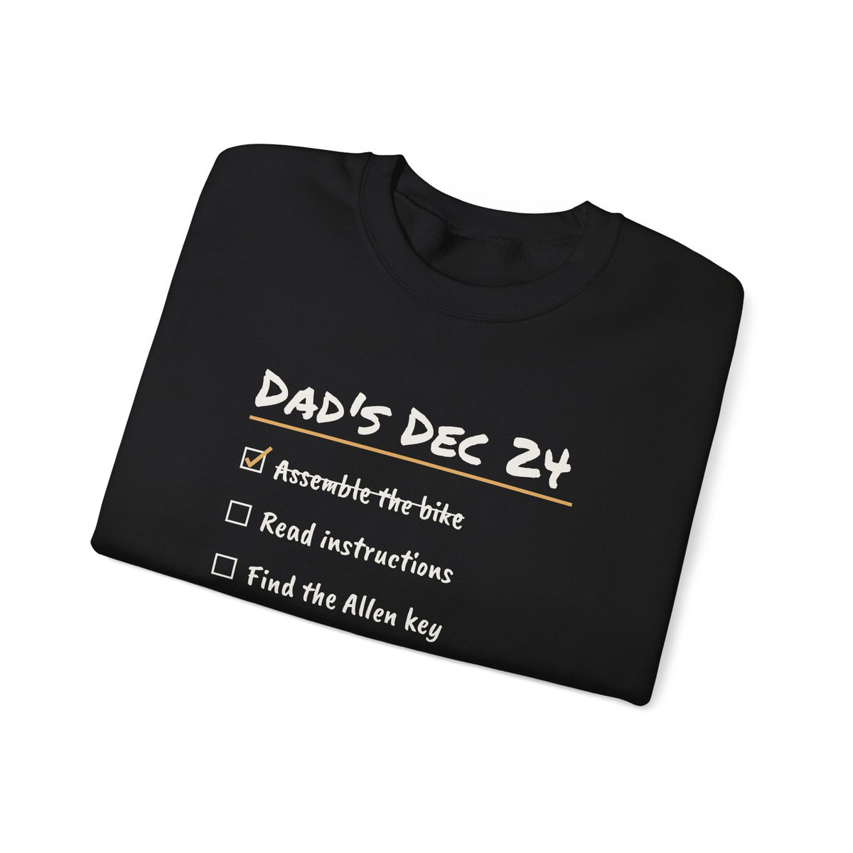 Funny Christmas Dad Sweatshirt Read The Instructions Eventually