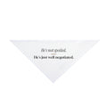 Funny Labrador Dog Bandana He's Not Spoiled For Dog Owners