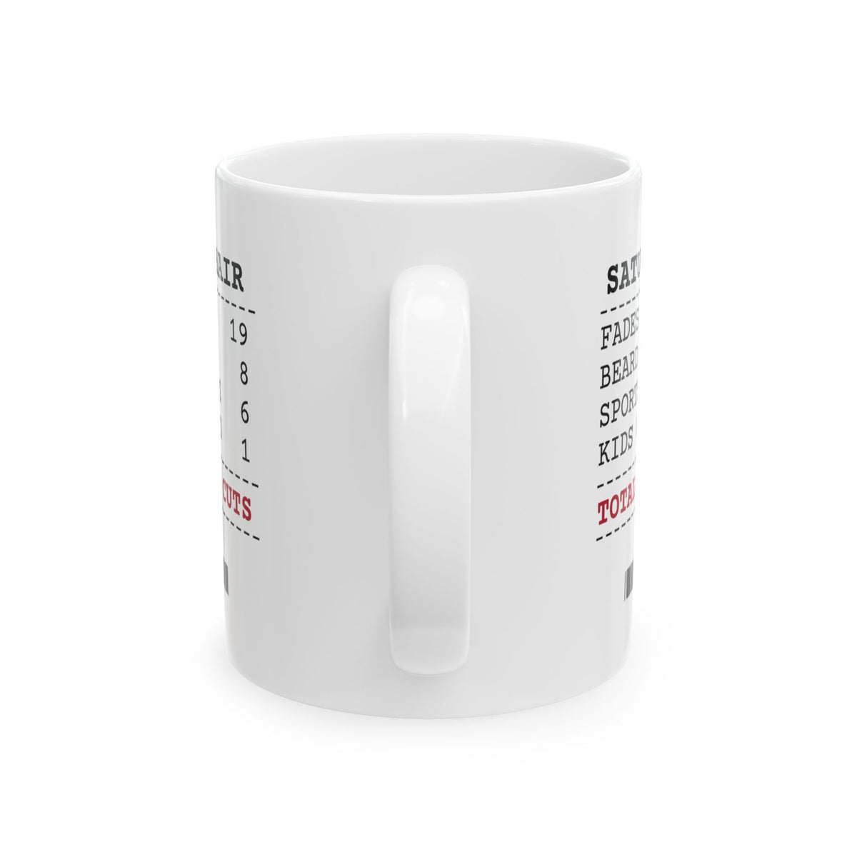 Funny Barber Coffee Mug Fades 19 Sports Debates 6 Receipt