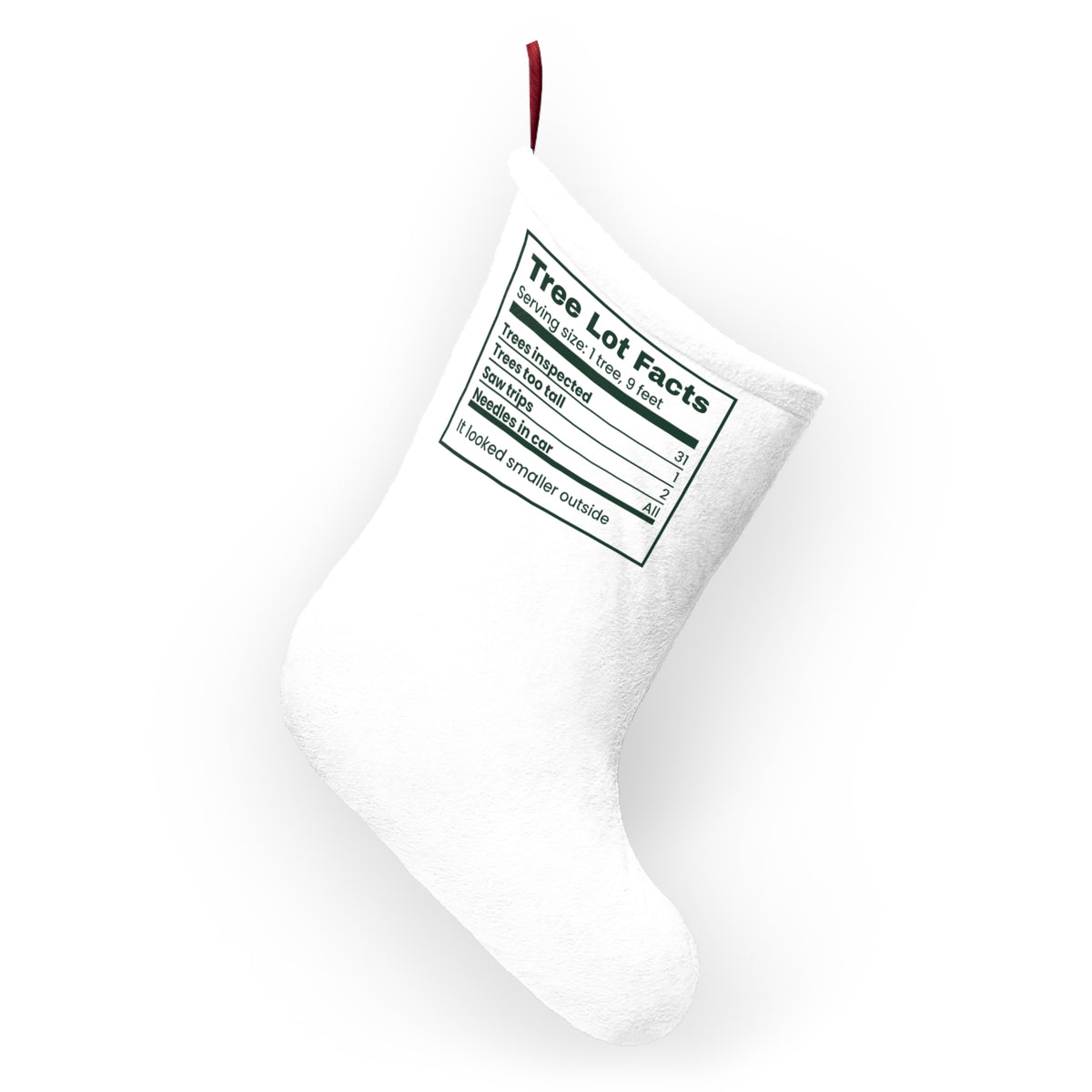 Funny Christmas Stocking Tree Lot Facts For Dad