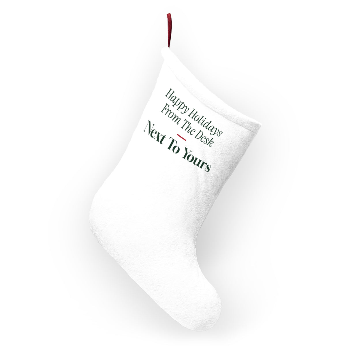 Christmas Stocking For Coworkers Happy Holidays From The Desk