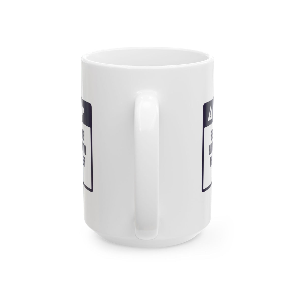 Funny Server Coffee Mug Told The Usher Enjoy Your Meal Warning