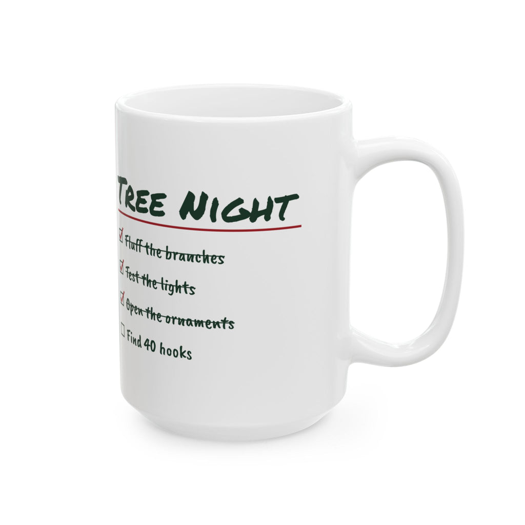 Funny Christmas Coffee Mug Tree Night Checklist Find 40 Hooks