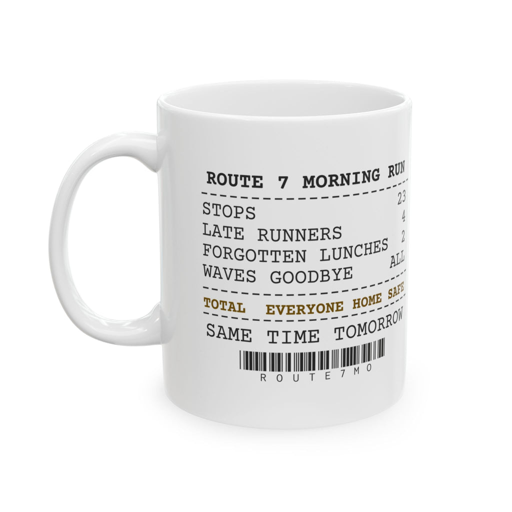 School Bus Driver Mug Route Receipt Everyone Home Safe