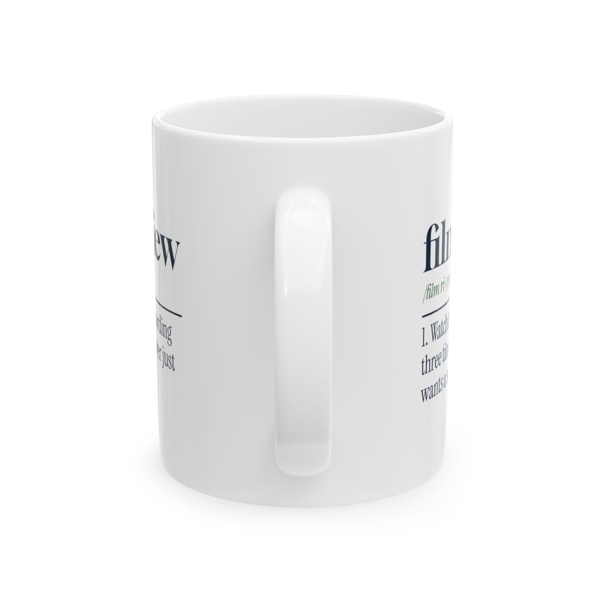 Funny Football Dad Coffee Mug Film Review Dictionary Definition