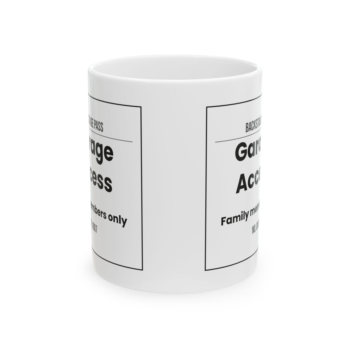 Funny Dad Coffee Mug Garage Backstage Pass For Dads