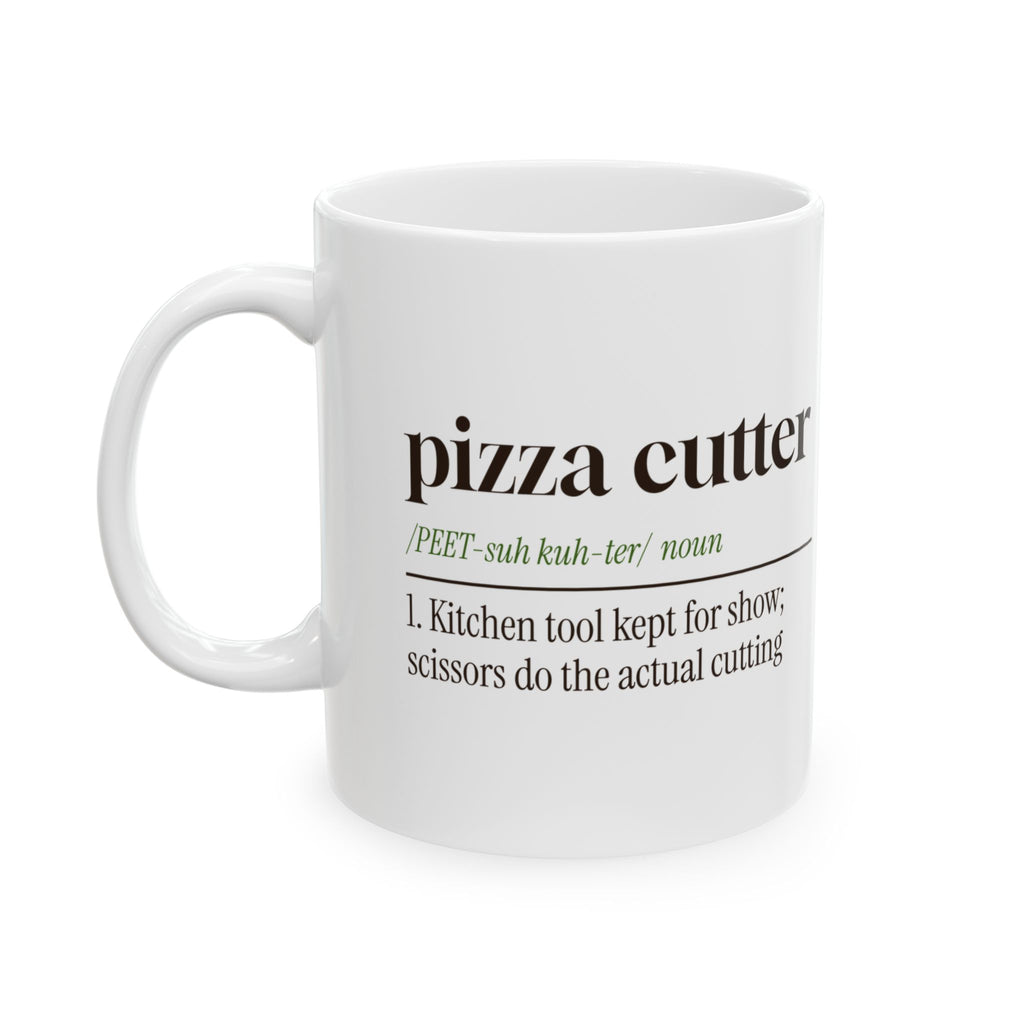 Pizza Cutter Coffee Mug Pizza Scissors Do The Work