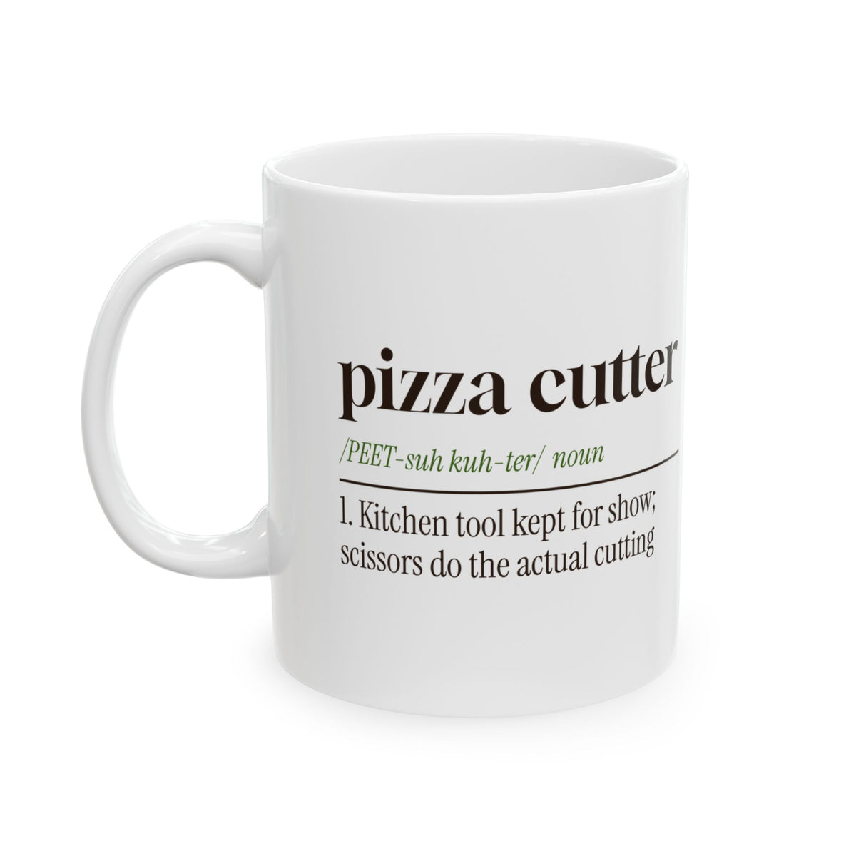 Pizza Cutter Coffee Mug Pizza Scissors Do The Work