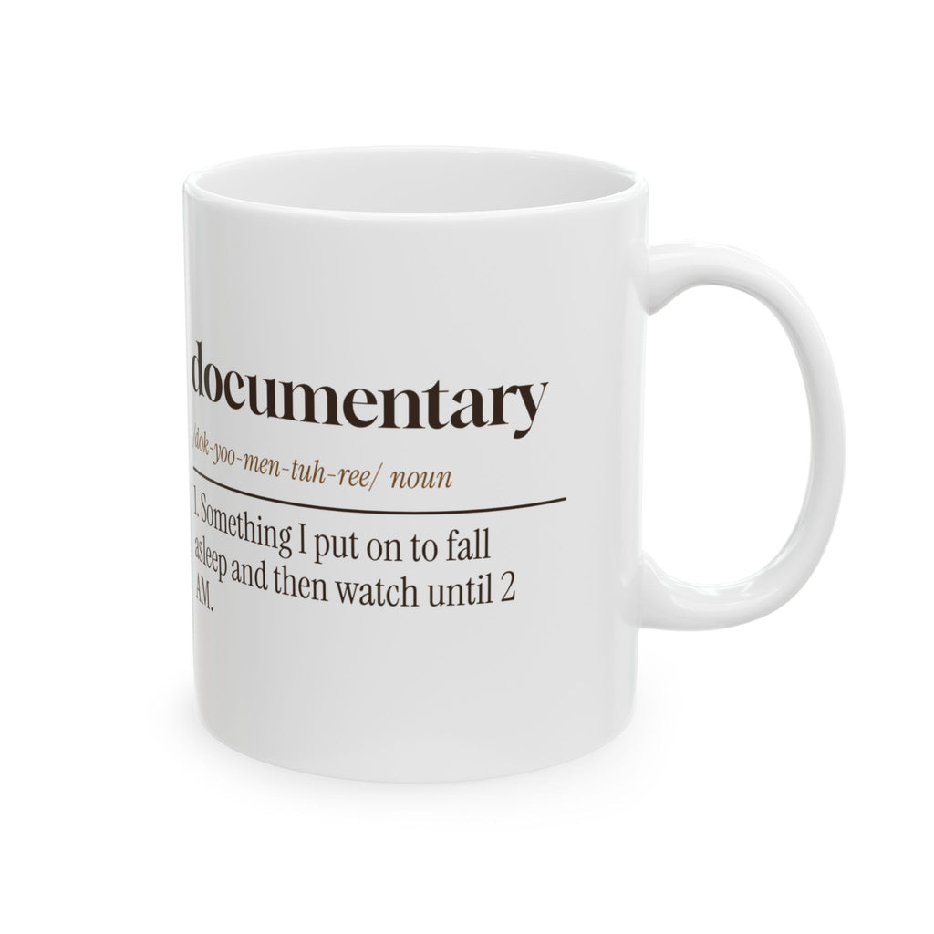 Funny History Buff Coffee Mug Documentary Definition