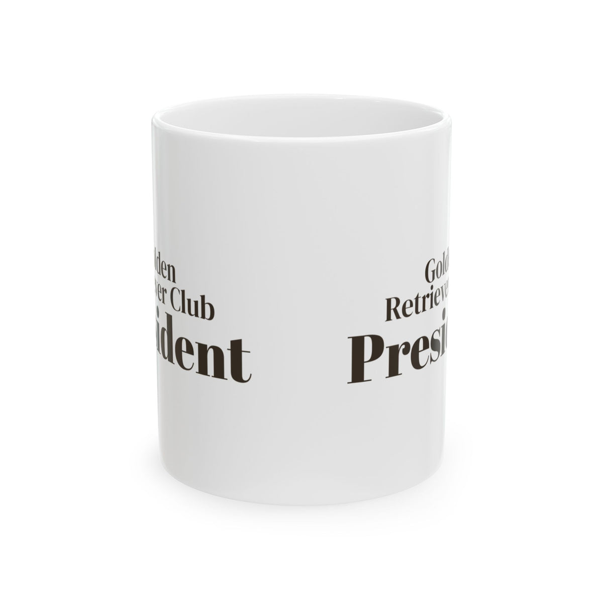 Golden Retriever Coffee Mug Club President