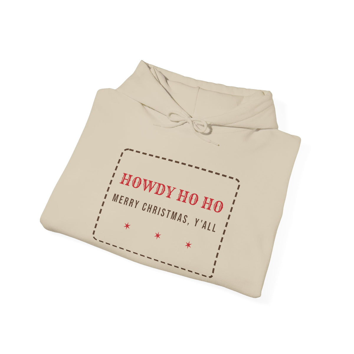Funny Western Christmas Hoodie Howdy Ho Ho