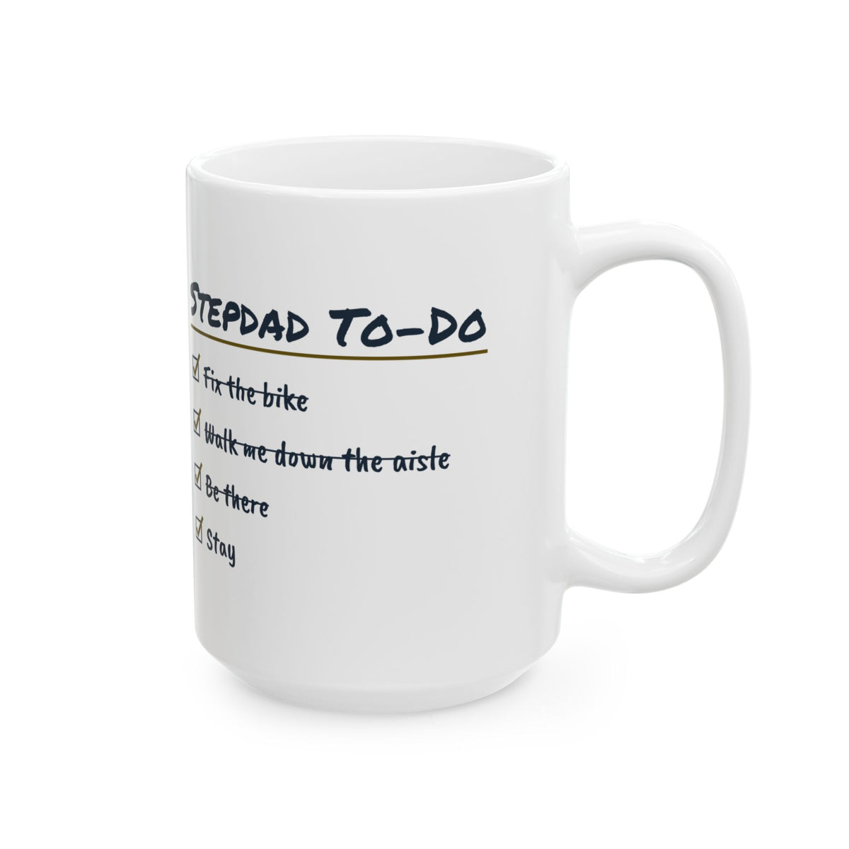 Stepdad To Do List Coffee Mug Funny Checklist For Dads