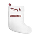 Christmas Stocking Merry And Caffeinated For Coffee Lovers