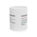 Funny Newlywed Christmas Coffee Mug Merged Ornaments Definition