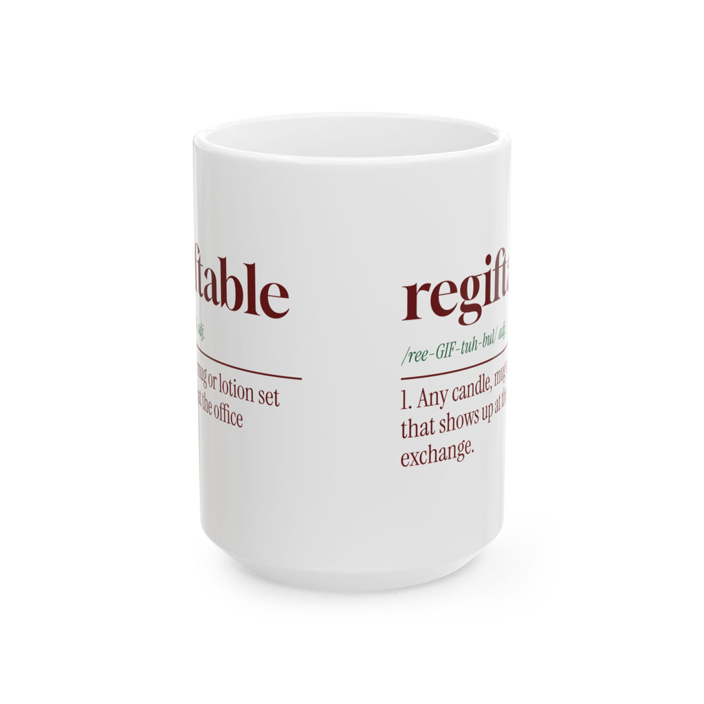 Funny Christmas Coworker Coffee Mug Regiftable Dictionary Definition