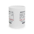 Funny Wrestling Coffee Mug Practice Room Receipt Ready For Saturday