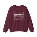 Funny Christmas In-Laws Sweatshirt Holiday Visit Facts Label