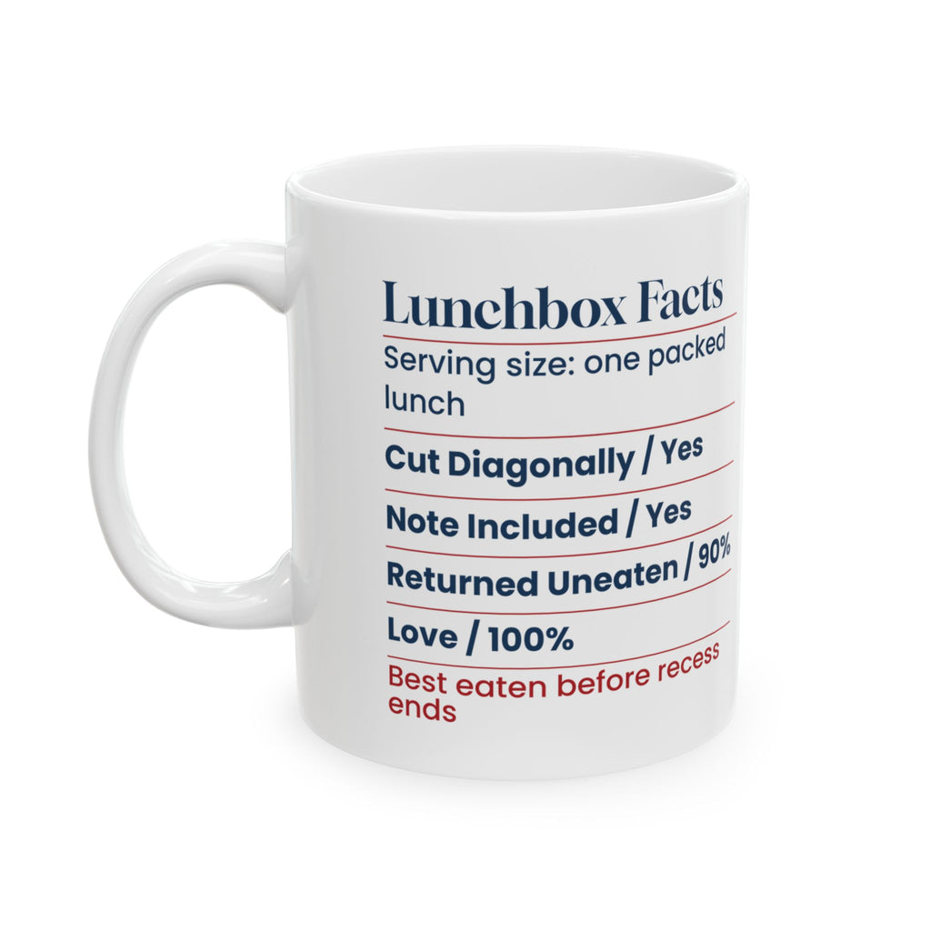 Lunchbox Facts 100% Love Funny Parent Mug
