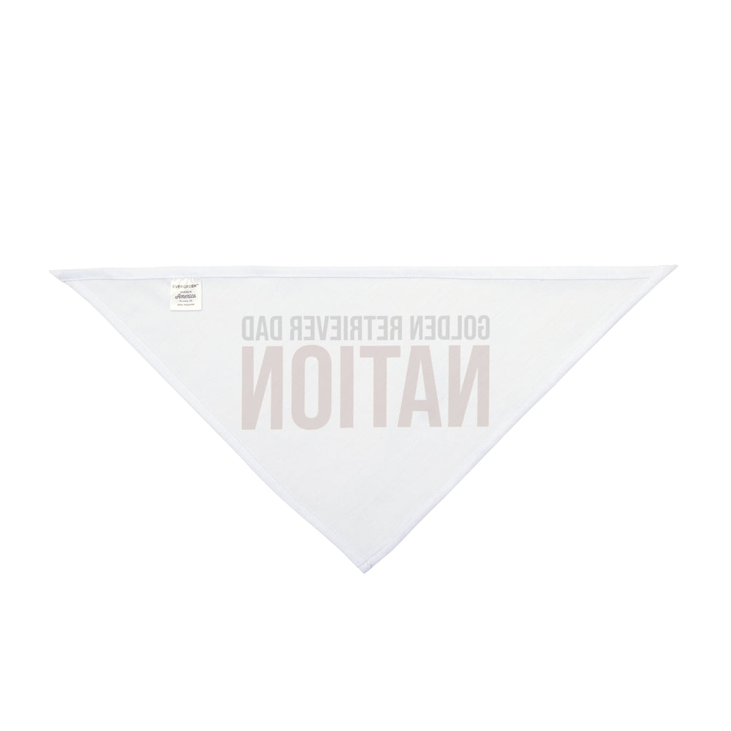 Golden Retriever Dad Dog Bandana "Golden Retriever Dad Nation" For Men