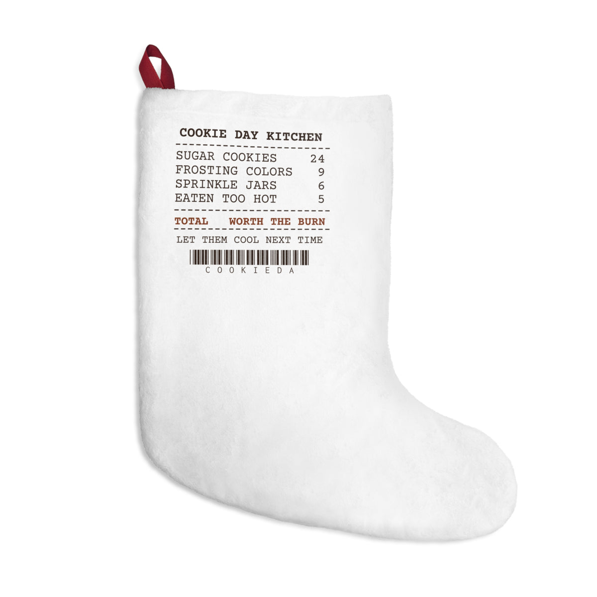 Funny Christmas Baking Christmas Stocking Cookie Day Receipt For Bakers