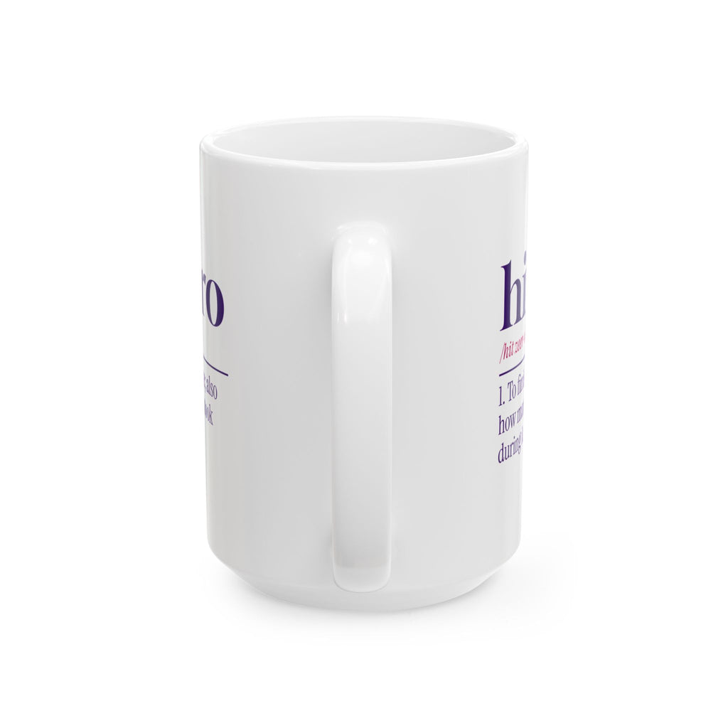 Funny Cheer Mom Coffee Mug Hit Zero Definition For Cheer Moms