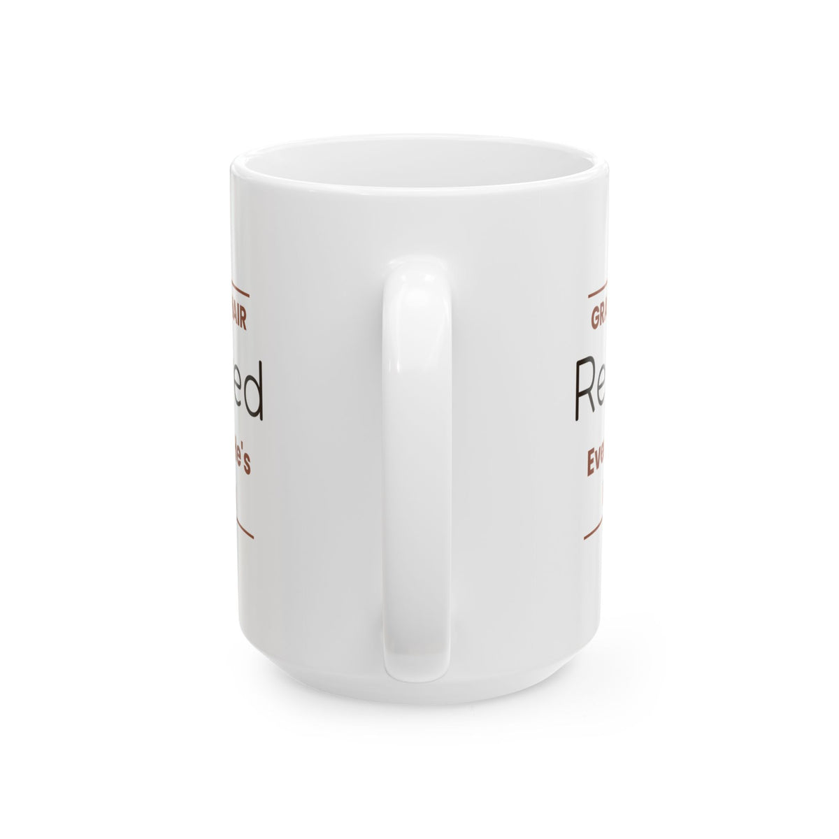 Funny Grandpa Chair Sign Coffee Mug For Grandpa