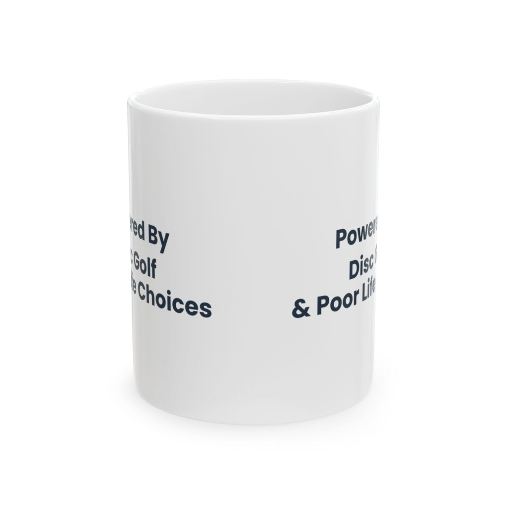 Disc Golf Coffee Mug Powered By Disc Golf