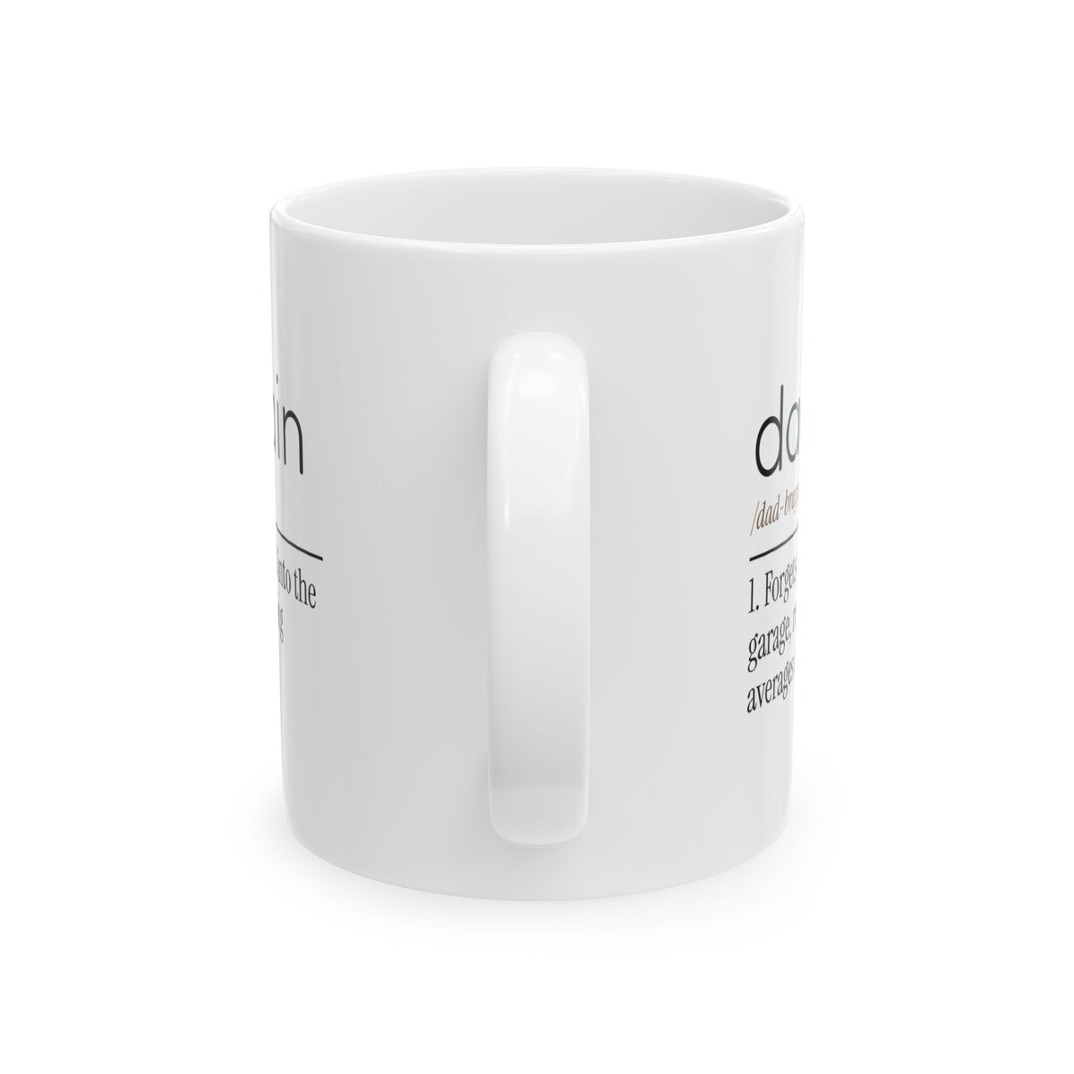 Funny Dad Coffee Mug Dadbrain Definition For Dad Fathers Day
