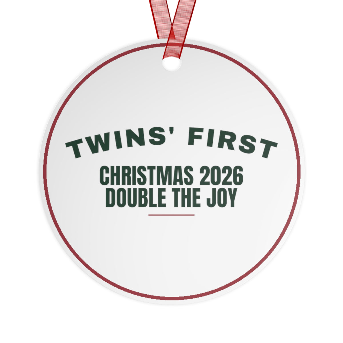 Christmas Ornament 2026 Twins First Christmas Double The Joy