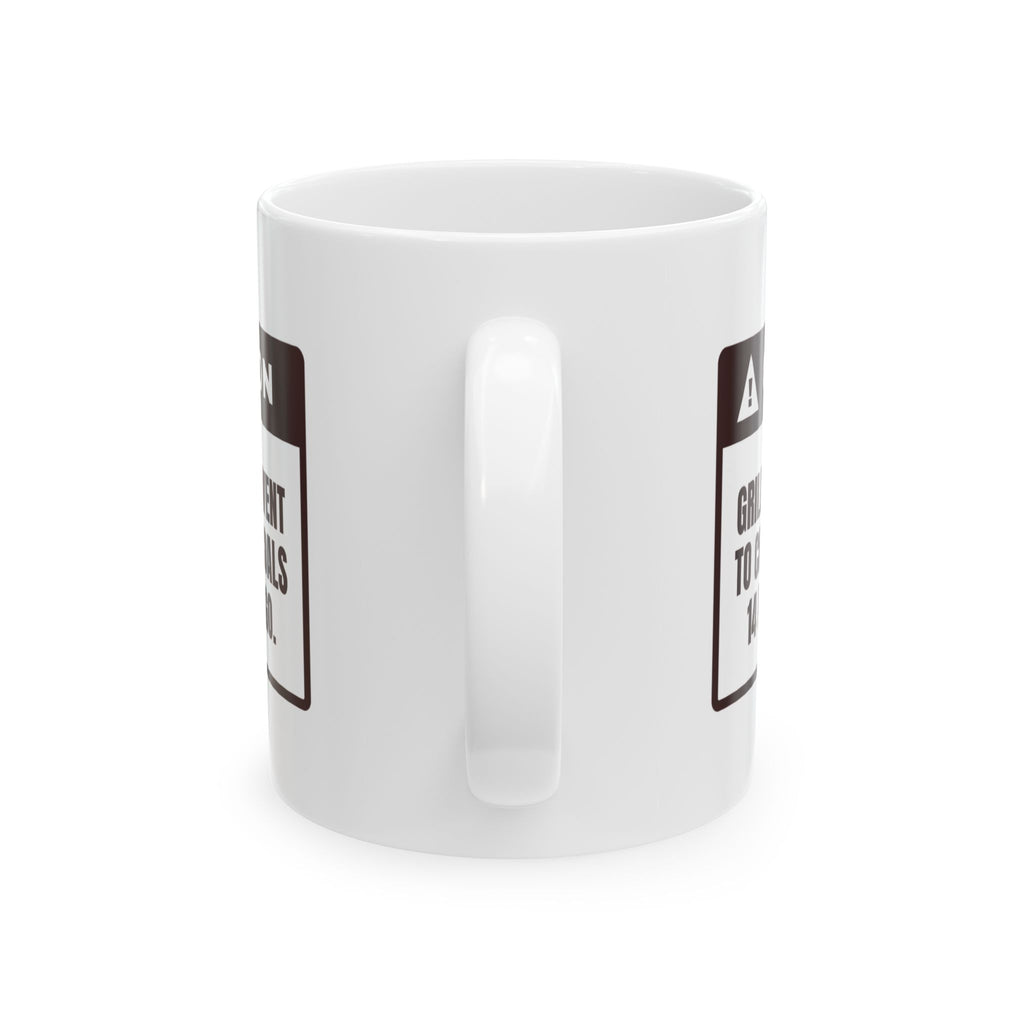 Funny Grill Dad Mug Went To Check The Coals 14 Minutes Ago