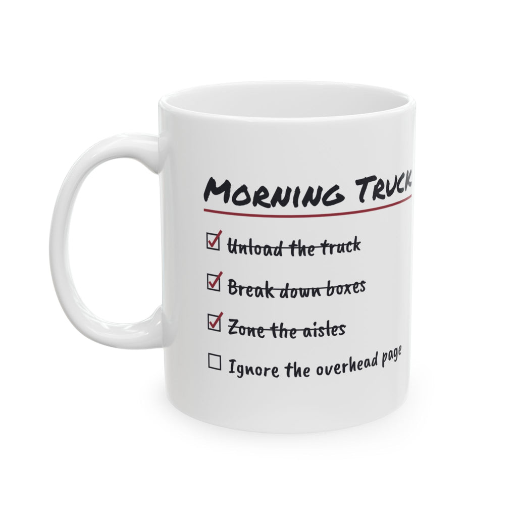 Funny Stocker Mug Zone The Aisles Ignore The Overhead Page For Retail