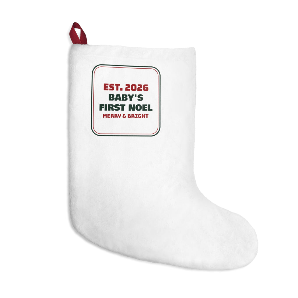 Christmas Stocking Baby's First Noel Est 2026 For New Moms And