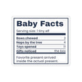 Funny Christmas Sticker Baby Facts Gifts Noticed The Box