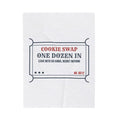 Funny Christmas Cookie Swap Throw Blanket One Dozen In Ticket