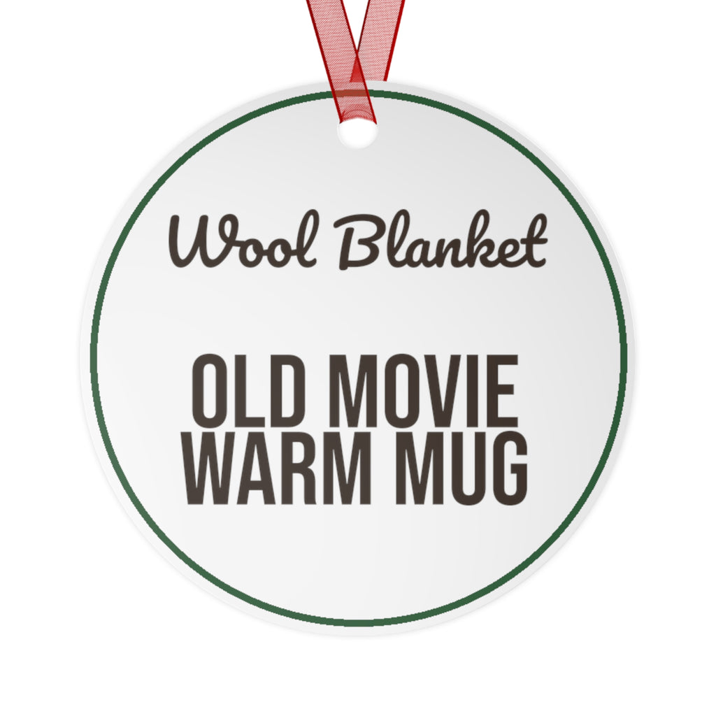 Cozy Christmas Ornament Wool Blanket Old Movie Warm Mug