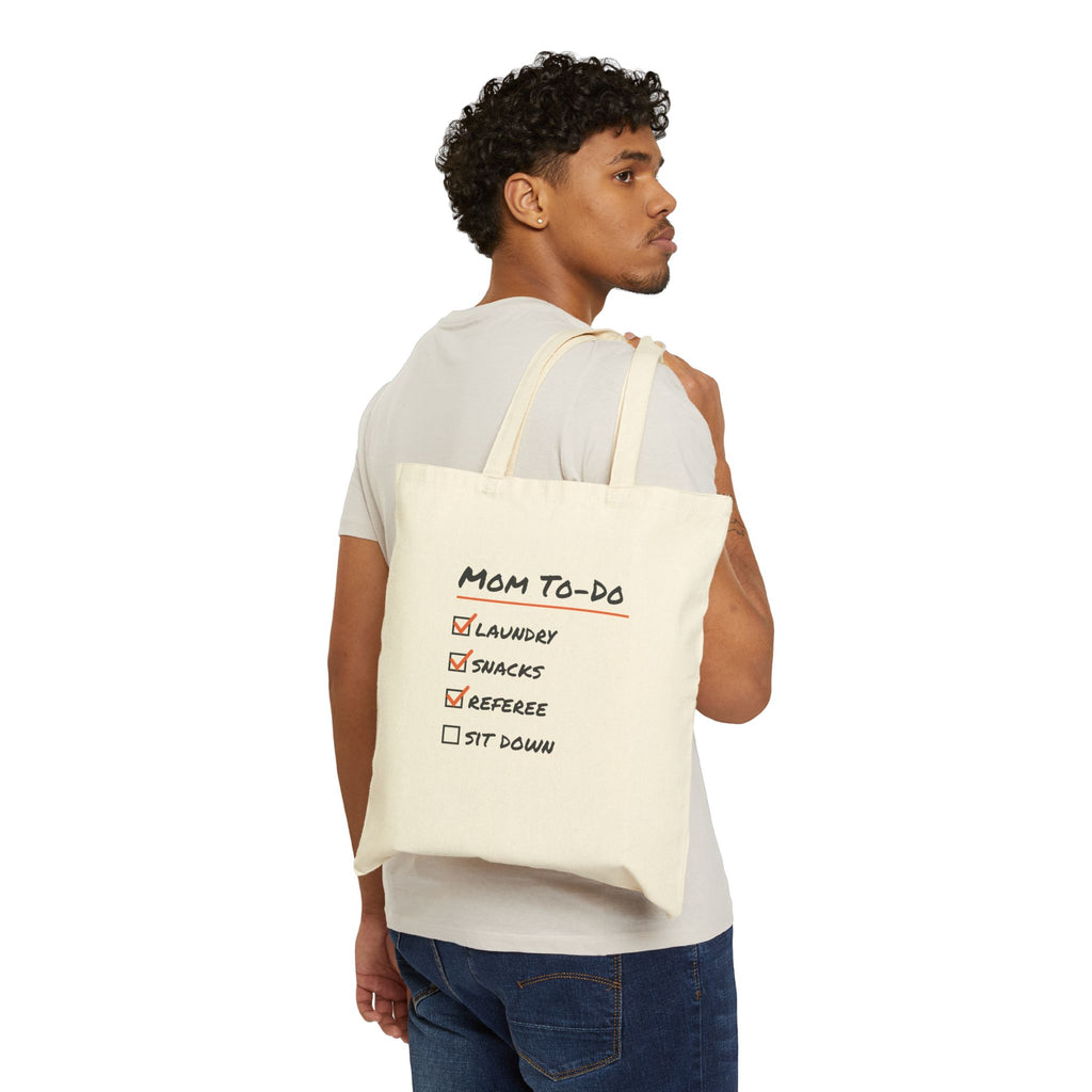 Funny Mom Tote Bag Mom To Do List Referee