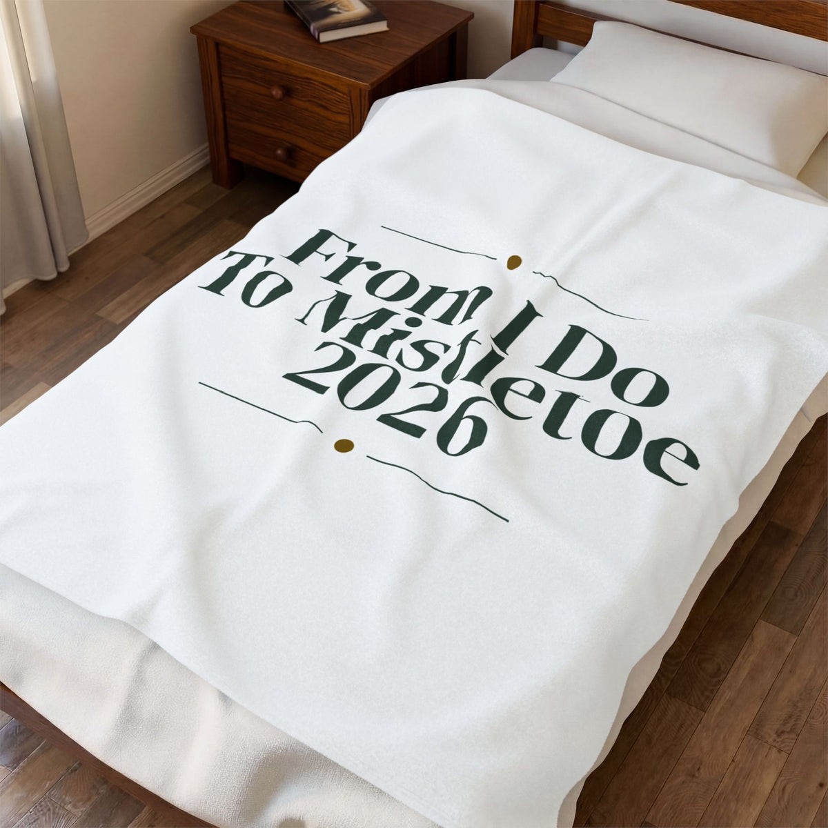Christmas Throw Blanket From I Do To Mistletoe 2026 For Newlyweds