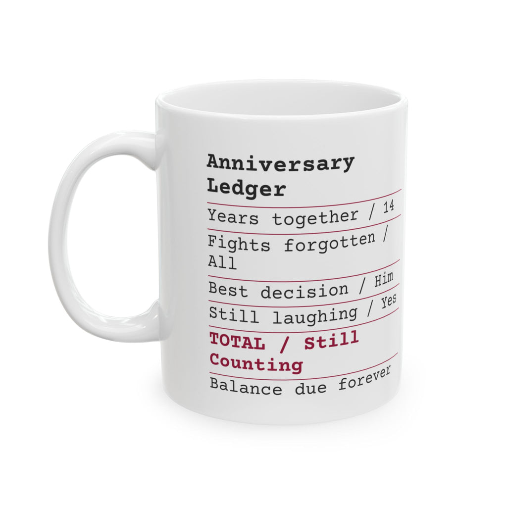 Funny Anniversary Coffee Mug Still Counting For Husband