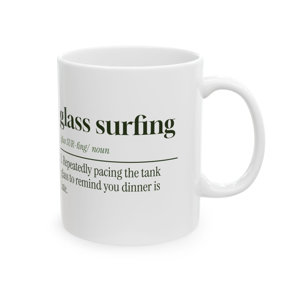 Glass Surfing Definition Coffee Mug For Reptile Owners