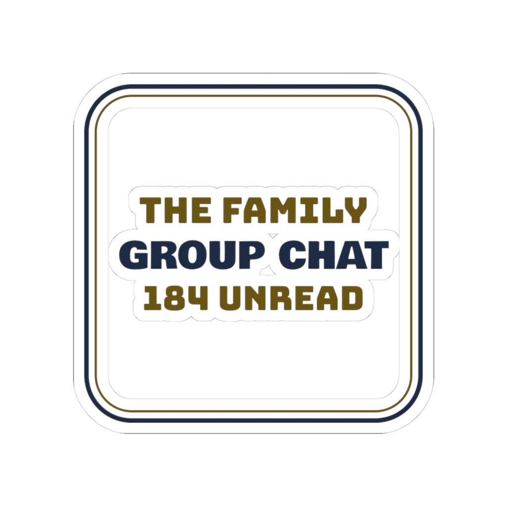 Funny Christmas Sticker Family Group Chat 184 Unread